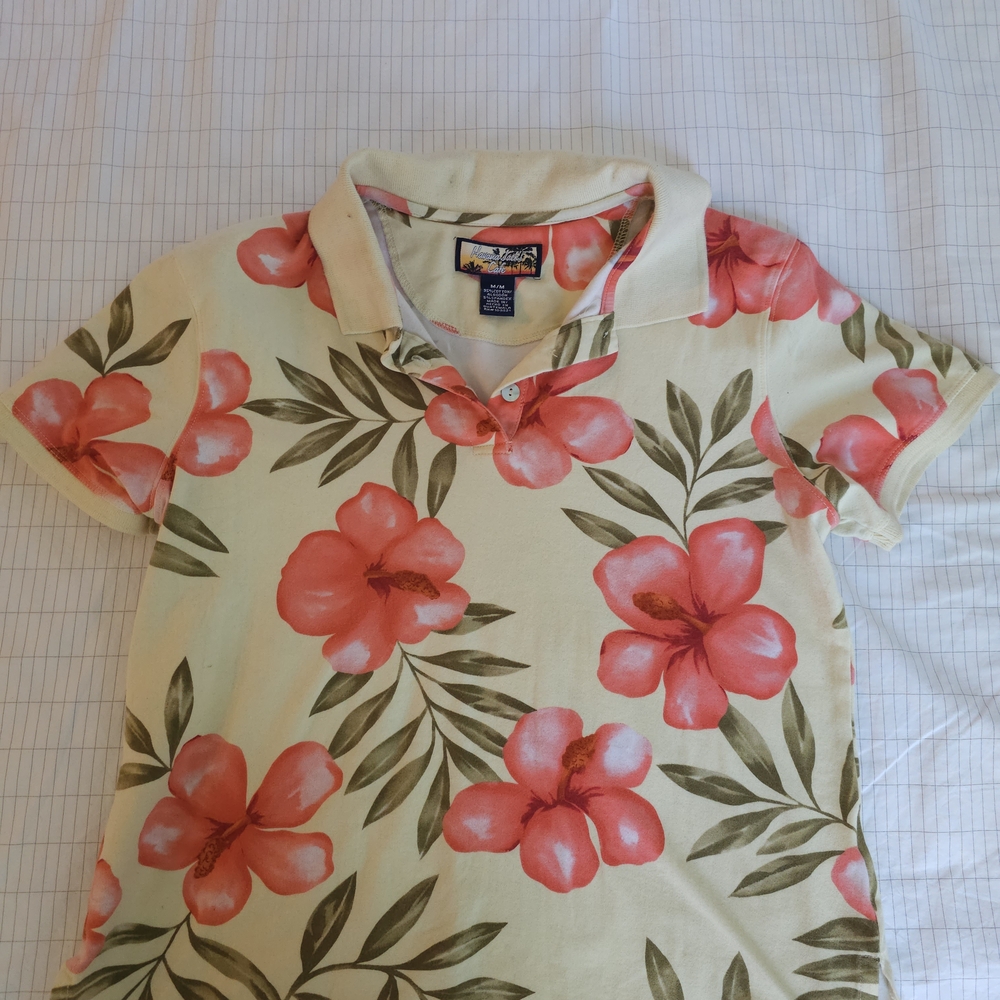 Tommy Bahama Hibiscus Print Polo